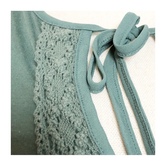 ANTHROPOLOGIE Meadow Rue Laced Tie-Neck Tank Size Small Petite (SP) - Picture 11 of 16